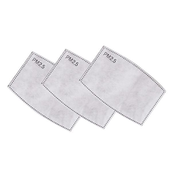 

5 layer protective pm2.5 pm 2.5 filter paper disposable mask face masks inner gasket replacement filter pads respirator mask many in xcrzn