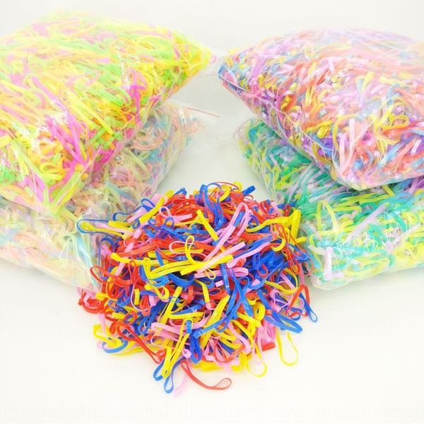

korean style children's accessories pan hair headdress disposable hair headdress 3000 s per pack rubber band rubber band, Slivery;white