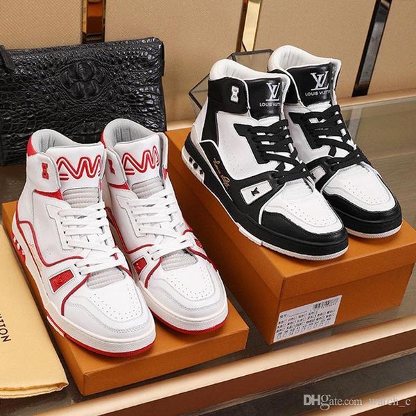 

new men sneakers shoes breathable lace -up running shoes sneakers plus size winter trainer sneaker mid -mens boots