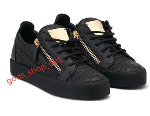 

2020 mens progettista sneakers low cut spikes flats shoes xshfbcl for men women leather sneakers party marca shoes, Black