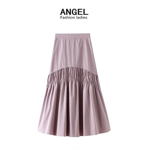 

hepburn women's summer 2020 new mid-length high waist aline dress pleated slimming elegant skirt 8655 aline skirtshort skirt skirt, Black