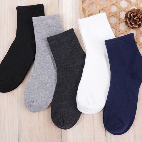 

spring and autumn men's and cotton mid-leg sports socks cotton men's business socks gift box, Pink;yellow