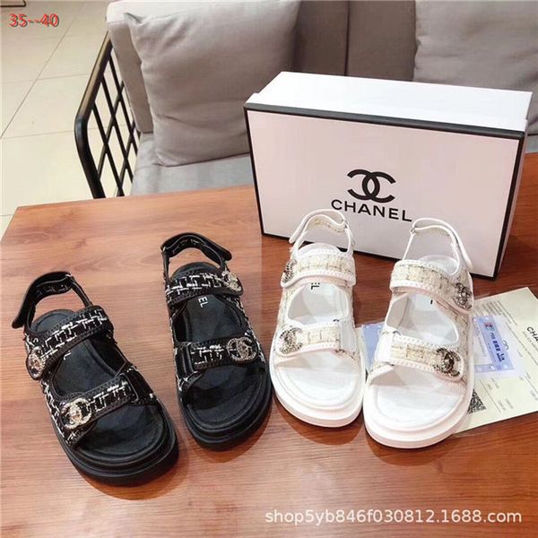 

classic slippers summer luxury woman beach cartoon big head slippers designer leather flat woman belt buckle sandals l bath slippers