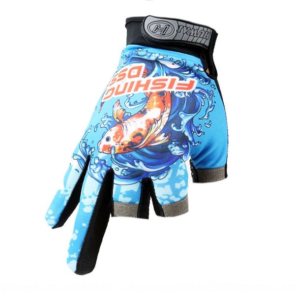 

ice silk fishing dew three-finger riding and gloves anti-skid fitness high elasticity quick-drying sunscreen uv protection gloves, White
