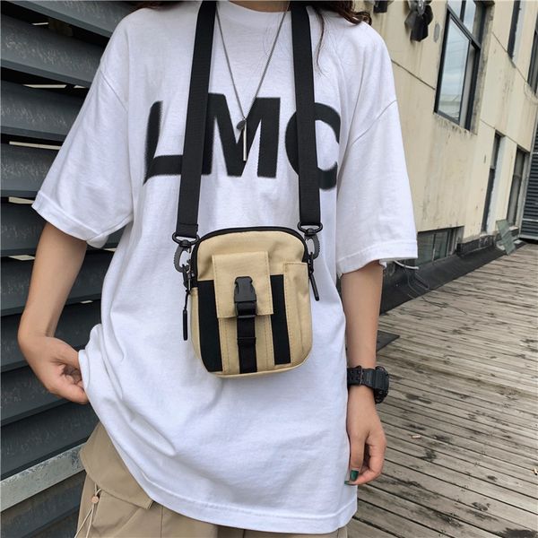 

original design fashion mobile phone bag shoulder bag waterproof oxford cloth material crossbody width 14cm height 18cm