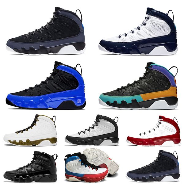 

топ jumpman 9 9s мужчины баскетбол обувь racer royal blue дух мужской тренажёры спорт тапки размер 40-47, White;red