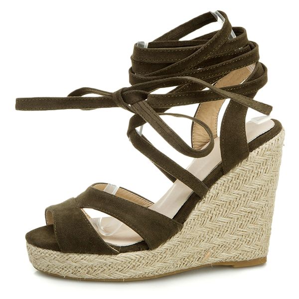 

new narrow band women sandals wedge high heels shoes open toe gladiator sandals hollow out party nightclub women shoes, Black