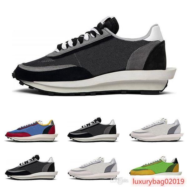 

2019 sacai ldv waffle running shoes for men women black white grey pine green gusto varsity blue mens trainers fashion sports sneakers