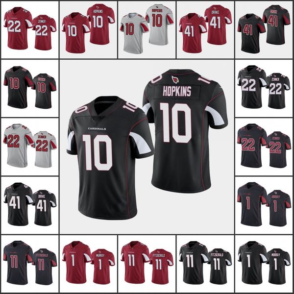 

arizona cardinals men #10 deandre hopkins 1 kyler murray 11 larry fitzgerald 41 kenyan drake women youth nfl limited jersey