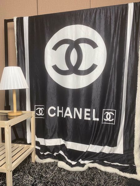 

c c dsigner luxury throw blankets bathroom curtain set camelia designer blankets lamb fur living room bed sofa blanket