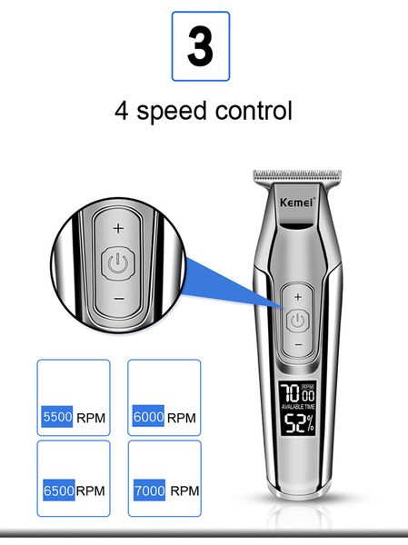 

km kit clipper rechargeable shaving professional trimmer hair haircut with hair kemei professional machine electric kemei items 5027 xwnqt