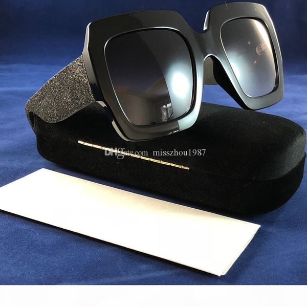 

0102 popular sunglasses luxury women brand designer 0102s square summer style full frame uv protection mixed color come with box, White;black