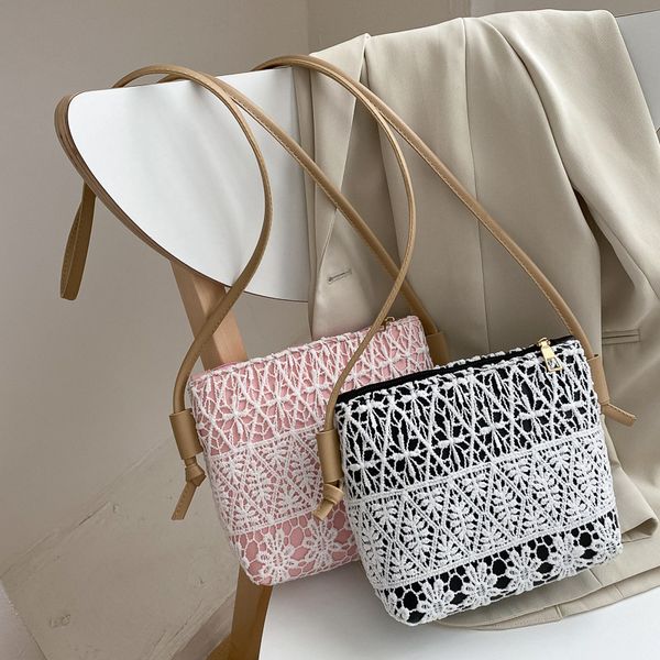 

четыре сезона вообще моды кружева ведро мешок новый высокого качества этнического стиля плечо сумка женская мода мессенджеров кошельки