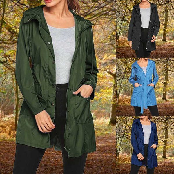 

new women outdoor waterproof windproof jacket hooded coat spring autumn breathable tourism mountain windbreaker jackets female, Black;red