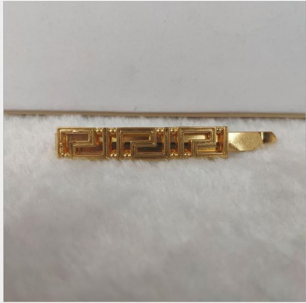 

2019 new women's fashion simple and versatile hairpin seiko golden personality hairpin, Golden;silver