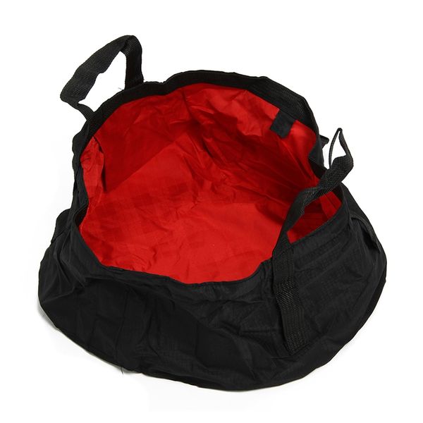 

foldable wash basin footbath sink water bag outdoor camping hiking 8.5l