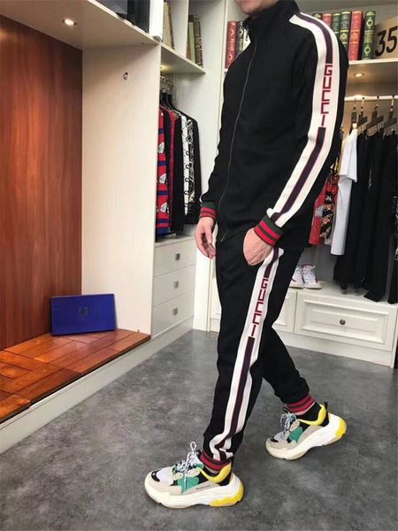 

2020 selling new sweatshirt suit luxury designer men's running sportswear suit men's medusa casual sportswear sportswear, Gray