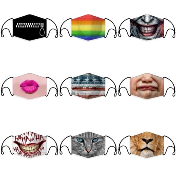 

in stock pm2.5 anti haze mouth er mask dustproof protective masks with breather valve outdor cycling face mask ffa3887-2#527