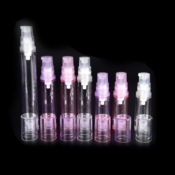

storage bottles & jars 1pc portable empty pump plastic vacuum pressure emulsion bottle with lotion on travelling cosmetic packaging