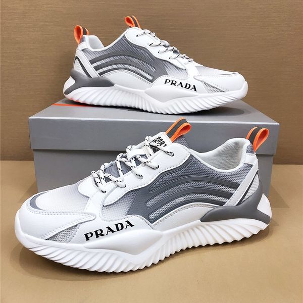 

30designers create men's outdoor travel shoes, trendy leisure all-match sports shoes, jogging shoes, original packaging and box deliver, Black