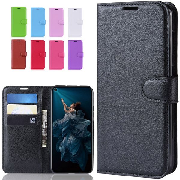 

for huawei honor 20 case honor 10i cover leather wallet case card holder phone coque black book case for huawei honor 20 pro