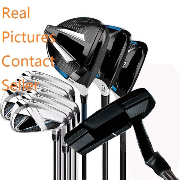 

sim max golf clubs complete set putter+ driver #3 #5 woods+irons real pictures contact seller