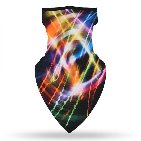 

men and women magic headband face mask scarf bandanas seamless flag digital magic masks, animal lion, tiger, riding scarfs paty mask i415#24, Black