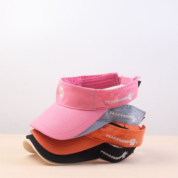 

korean ins daisy female summer satin empty cap simple sun sun hat all-match travel sunshade hat tide, Blue;gray