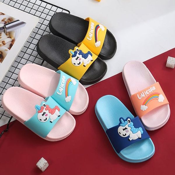 

2020 ' summer boy cartoon cute baby children children children' slippers bathroom anti-skid home girl' slippers, Black;grey