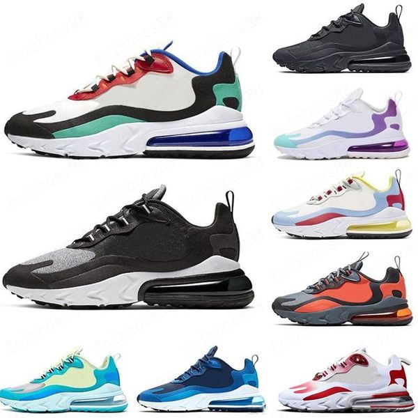 

new designer react men running shoes for women bauhaus metalic gold optical triple black white breathable women sports sneakers 36-45