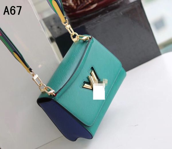 

2020 new cases shoulder messenger bags chain small package pattern flowers luxurious women's bags solid color