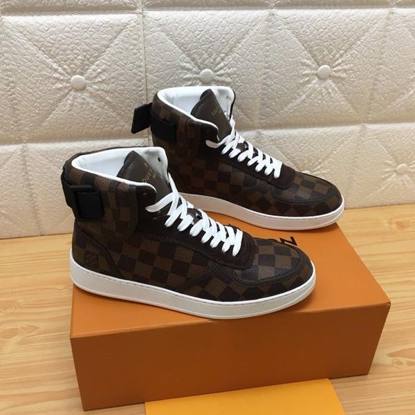 

117 high-quality men's designer casual sports shoes trendy brand outdoor casual shoes, fast delivery in the original box, Black