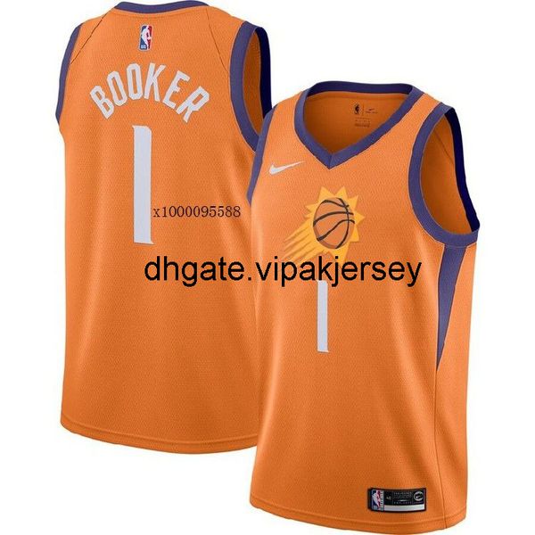 

#1 devin booker jersey t-shirts tank mens vest stitched basketball jerseys, Red