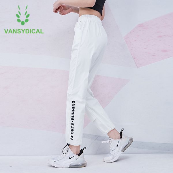 

2020 new sports running pants high-waist women loose gym training pants quick dry fitness jogging workout sweatpants female, Black;blue