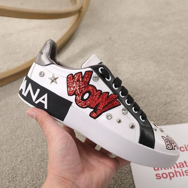 

2020x new custom-made men and women exquisite hand-painted low-casual sports shoes, high-quality fashion wild couple party shoes, Black
