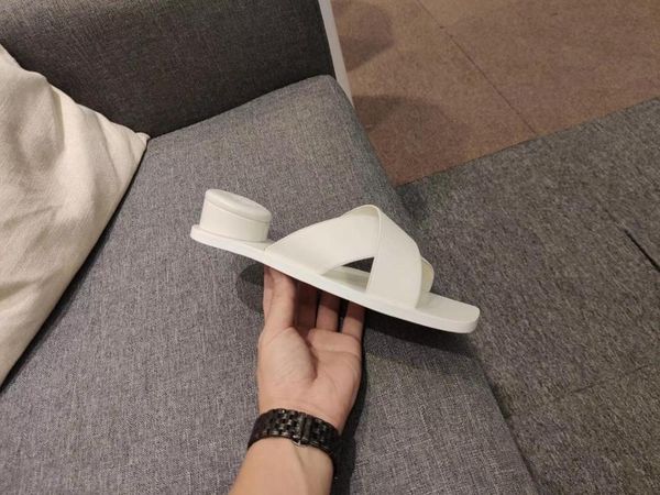 

women's sandals new personalized heel cross strap slipper sole full leather, Black