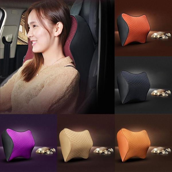 

space memory foam car lumbar support auto neck pillow headrest head restraint 2020