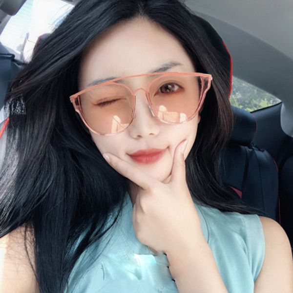 

pilot sunglasses retrotrendy candy colored sunglasses women transparent lens eyewear clear uv400, White;black