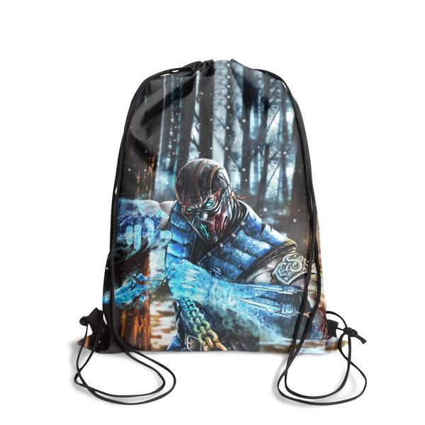 

mortal kombat sub zero blue-9 fashion sports belt backpack,design pattern suitable for school black blue-3 kitana light blue raiden gary