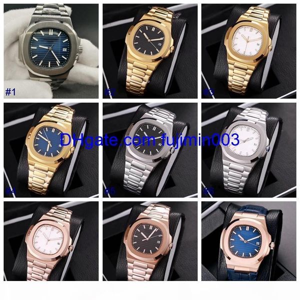 

u 14 colors automatic machinery 39mm watch mens sweeping movement pp 5711 self wind model no battery watches, Slivery;brown