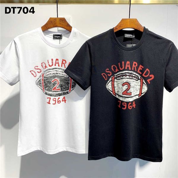 

dsquared2 dsq2 ss20 нового прибытия верхнего качество d2 одежды для мужчин футболки для печати улицы износ тройники с коротким рукавом -3xl, White