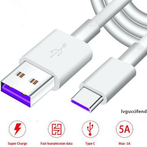 

type-c 5a supercharge cable for huawei samsung usb type c super charger cable p20 pro lite mate20 10 pro p10 plus lite v10 usb 3.1