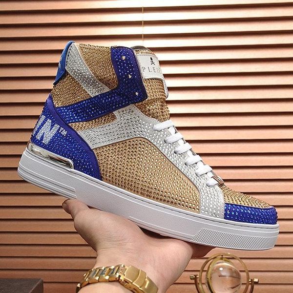 

fashion classic mens shoes new arrival luxury footwears comfortable high lace -up vintage men boots chaussures de sport pour hommes, Black