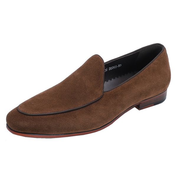 

men casual natural leather loafers genuine leather shoes men autumn winter british retro shoes cowhide spring, Black