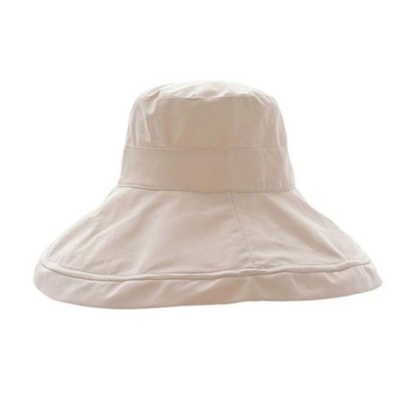 

outdoor sun hat summer hats for women uv protection hat fishing cap bucket hats sun for beach large brim, Black;white