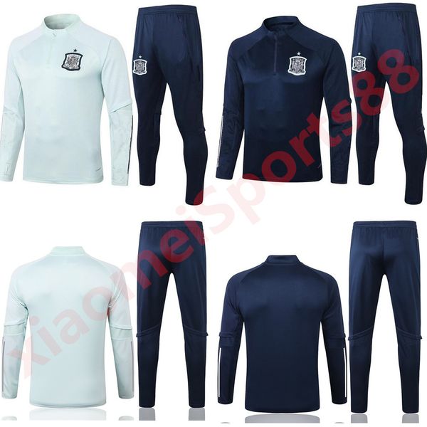 

2020 2021 испания tracksuit camiseta españa мората a.iniesta fabregas ramos diego isco футбол tracksuit 20 21 испания training camiseta futb, Black