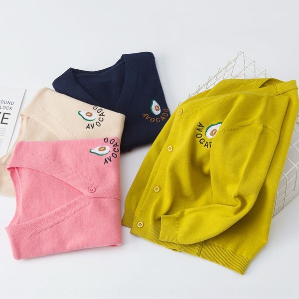

czp0t 2020 knitted coat autumn new children's western style knitwear girlscardigan boysouterwear cotton 2020 knitted sweatercoat sweate, Blue
