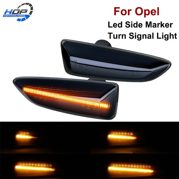 

2pcs led dynamic side marker turn signal light последовательная мигалка для astra j astra j k zafira c insignia b grandland x