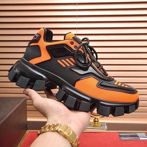 

luxury cloudbust thunder knit sneakers men 's shoes sale chaussures pour hommes breathable lightweight style shoes plus size sport men, Black