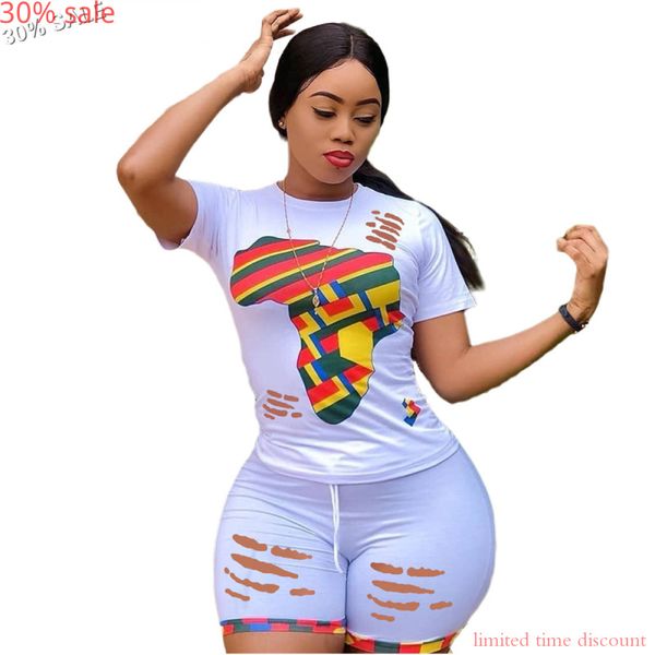 

women's tracksuits hole 2 two piece set 2021 fashion club women letter printed shorts tracksuit streetwear woman biker short sets, Gray